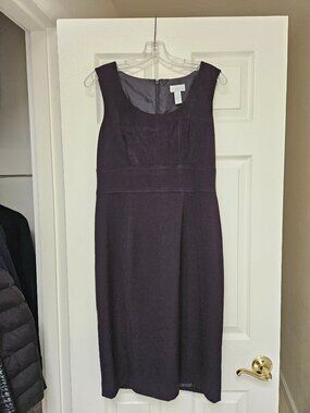 Charter Club Sleeveless Sheath Black Dress Size 8